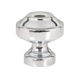 Atlas Homewares A640-CH 1-1/8 in. (29mm) Malin Collection Knob, Polished Chrome