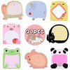 AMFUN 20 Pack Cute Sticky Notes Set, Cartoon Animal Sticky