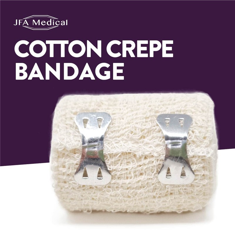 Cotton Crepe Bandages 5cm x 4.5m - Box of 6