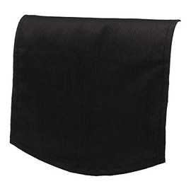 Classic Home Store Corduroy Jumbo Chair Back Soft Touch Cord Sofa Furniture Antimacassar (Black)