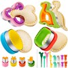 Sandwich Cutter for Kids Lunch 22 Pcs (LARGE), Nifogo Sandwich