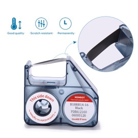 NIIMBOT Compatible Labeling Ribbon, Replacement Refill Tapes for B18 Thermal Transfer Label Printer, Clear Printing Long Storage Time, Up to 16 Meters, Green