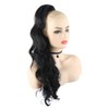 Aisaide 24inch Long Body Wave Drawstring Ponytail Hair Extension Synthetic