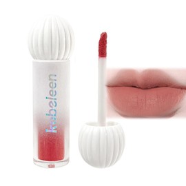 Matte Lipgloss Waterproof Lipstick,High Pigmented Long-lasting Non-Stick Lip Glosses,Nude Peach Soft Lightweight Smooth,Velvet Lip Stains Makeup Cosmetics Gift for Women Girls