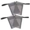 minkissy 5sets Exfoliating Soap Saver Bag Mesh Soap Pouch Skin-friendly