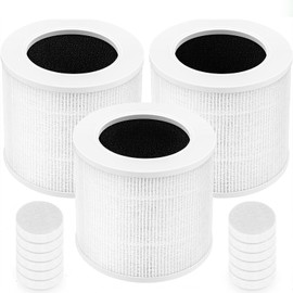 3Pack Core Mini High Efficiency Replacement Filter for LEVOIT Core Mini Air Purifier,Core Mini-P, H13 True HEPA Core Mini-RF Filter for LEVOIT Core Mini,Replace Part# Core Mini-RF Filter Replacement