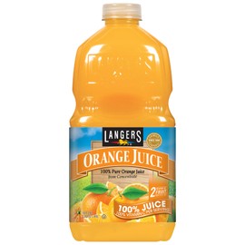 Langers 100% Orange Juice, 64 fl oz (Pack of 8)