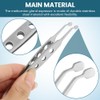 Meibomian Gland Expressor, Stainless Steel Eyelid Massage Tweezer with Positioning