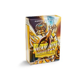 Dragon Shield Small Sleeves - Japanese Matte Gold (60 Sleeves)
