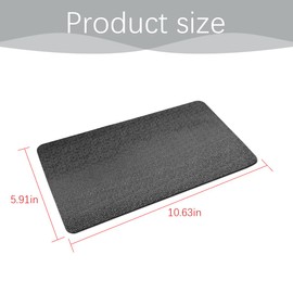 LKAHG Car Dashboard Anti-Slip Rubber Pad, 10.6"x 5.9" Non-Slip Vehicle Sticky Adhesive Mat, Sticky Dash Gripping Pad for Cell Phone Sunglasses Keys, Universal Automotive Accessories (Car Texture)