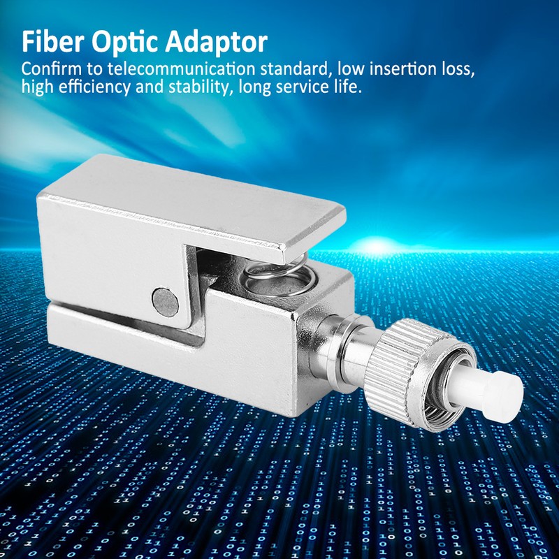 Fiber Optic Adapter Connector FC Square Bare Fiber Adaptor Low