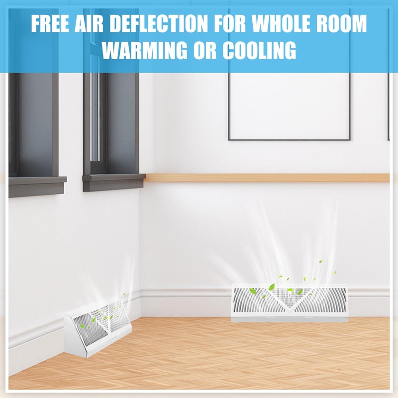 Yaocom 1 Pcs 15 Inch Floor Baseboard Diffuser (Duct Opening