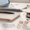 100 Pcs Mini Binder Clips Flower Shape Strong Clamping Force