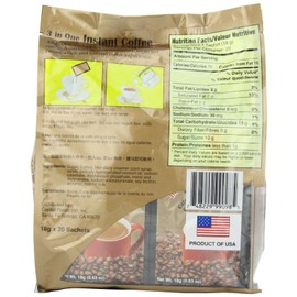 ABCafe 3 in 1 Instant Coffee, Strong, 20-Count