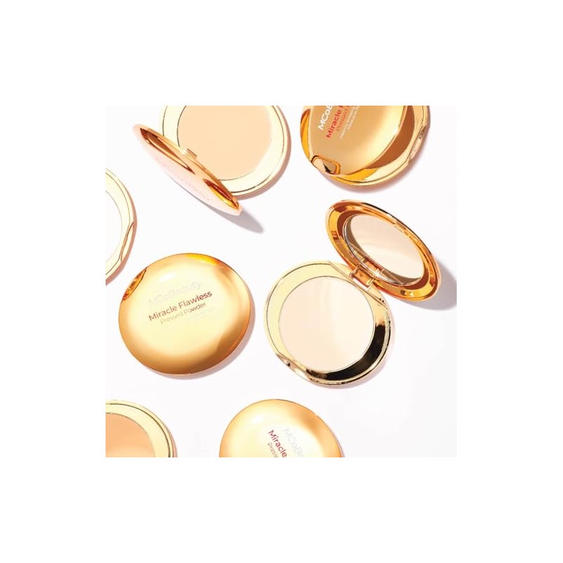 MCoBeauty Polvos Compactos Miracle Flawless - Tono 2 Natural Medio