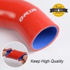 G-PLUS Silicone Radiator Coolant Hose Pipe Kit w/Clamps Compatible with