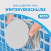 Fox·Bunny Intex and Bestway Pools Winter Seal Set with Matching