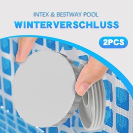 Fox·Bunny Intex and Bestway Pools Winter Seal Set with Matching Seals, 100% Frost-Proof and Tight, Set of 2