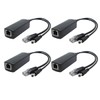 ANVISION 4-Pack Gigabit PoE Splitter, 48V to 12V 2A Ethernet