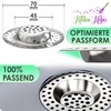 Kitchen Helpis® 4 x Drain Strainer Suitable for All Drains,