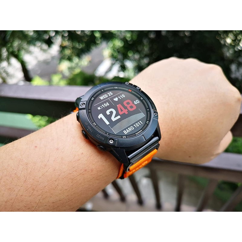 Hemsut Garmin Sports Watch Replacement Band, Nylong, For Fēnix, Forerunner,