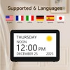 Raynic Alarm Clock, 7 Inch Digital Calendar Clock with 12