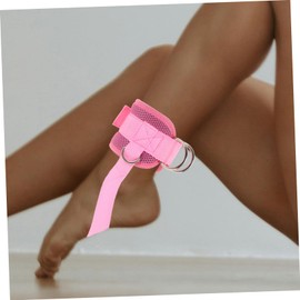 WOONEKY Gym Straps Ankle Straps for Cable Machine Ankle Brace Leg Workout Equipment Portable Band Buckle Design