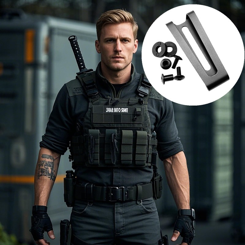 FJYXCHENXM 1 Set Kydex Belt Clip Professional Metal Holsters Waist