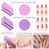 50 piezas de esponja para uñas, mini limas de uñas