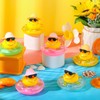 12 Sets Patos de Goma de Verano Mini Juguetes de