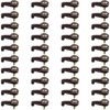 ITROLLE Glass Retainer Clip 40PCS 4mm Brown Glass Cabinet Clips