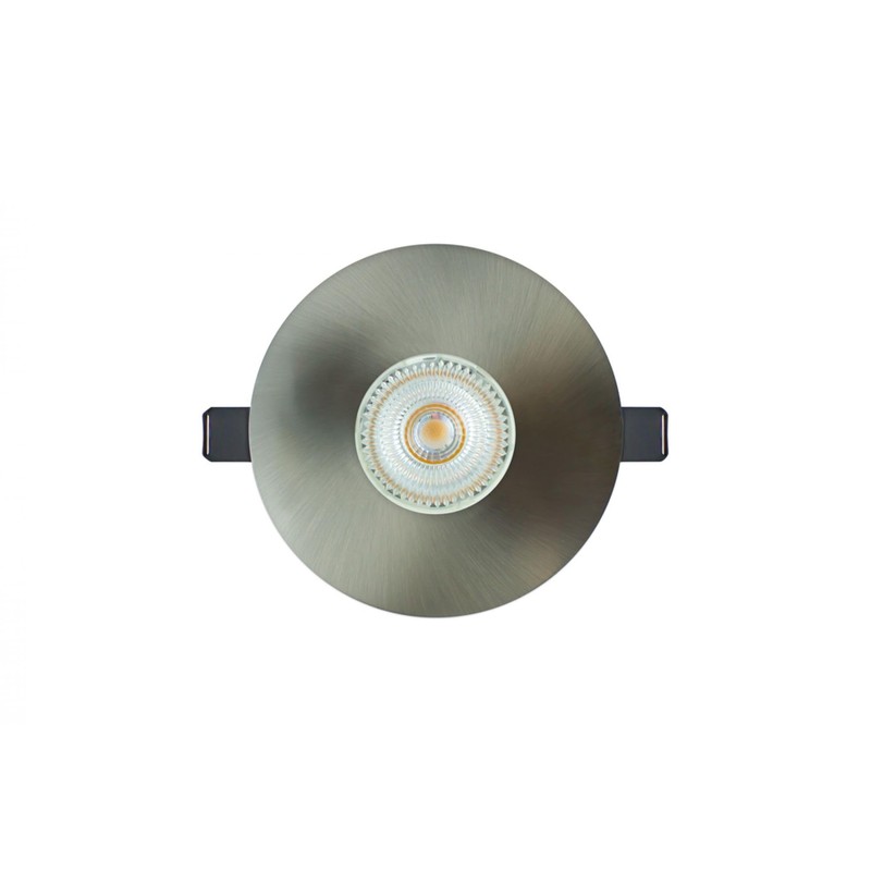 Integral Evofire Fire Rated GU10 Downlight Satin Nickel With Insulation