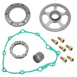 Starter Starting Clutch One Way Gear Bearing Gasket for Honda TRX400EX TRX400X 1999-2014, OEM# 28110-HN1-000 28110-HN1-A70 28125-HN1-003