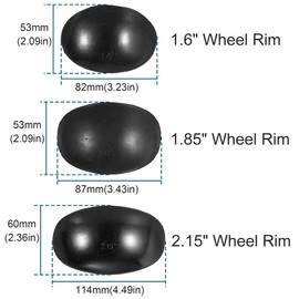 RUTU Motorcycle Wheel Rim Lock 1.6" - Bike Wheel Lock with Tire Locks Nut, Wheel Rim Lock Suitable for Motorcycle and Dirt Bike-Made of CNC Aluminum Alloy for Fixing Tires to Prevent Slipping