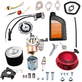 HZ Adjustable Carburetor Recoil Starter AssemblyTune Up Kit Compatible with Honda GX240 GX270 8Hp 9Hp Engine