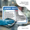Sigo Signs Laundry Room Etiquette Dos and Do Nots Sign,