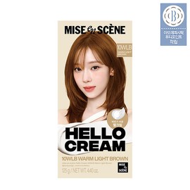 Mise-en-scène [Bargain Special] Mise-en-scène New Hello Cream 10WLB Warm Light Brown 125g / [득템특가] 미쟝센 뉴 헬로크림 10WLB 웜라이트브라운 125g