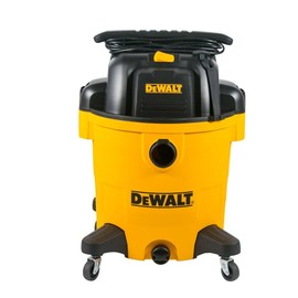 DEWALT DEWALT 12 Gallon Poly Wet/Dry Vac, 5.5 HP Shop Vacuum Wet Vacuum Cleaner for Workshop, Jobsite, Commericial Area, Large Pick-Up Capacity, Yellow,DXV12P