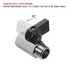 PATIKIL 3/8 NPT Brass Mini Ball Valve, 1 Pack NPT