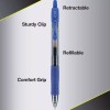 Pilot G2 Blue Gel Ink Pens 8 Count Refillable Smooth