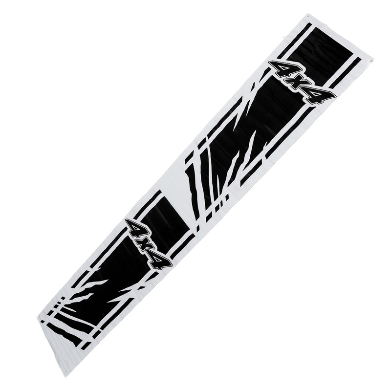 Car Wave Graphics Decals Strong Adhesion Colorfast Waterproof 4 X
