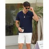 Bresdk Men's Pyjamas Short Cotton Summer Set for Men Sleepwear