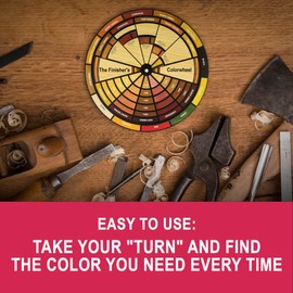 Mohawk Finishing Products Finisher's Colorwheel, Wood Finish, M900-1050, 9-Inch-Diameter Color Wheel