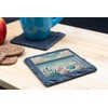 Decorative Slate Coaster – 'The Sea' Nautical Design with Starfish