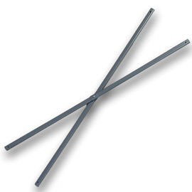 for Coleman 12' x 12' Straight Leg Instant Canopy Gazebo 36" Middle Truss Bars Replacement Parts Frame Repair (Gray)
