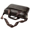 Leather Business Briefcase Messenger Bag Handbag for Men Travel Work