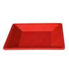 TrueCraftware- 13-3/4” x 13-3/4” Square Plate Passion Red Color Melamine-