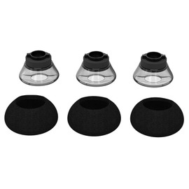 3X Voyager 5200 Ear Tips Replacement,Ultra Comfort Silicone Voyager Legend Eartips with in-Ear Foam for Plantronics Ploy Voyager 5200 5220 5210 Series Bluetooth Headset Earphone Buds-Small