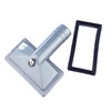 2x Overflow Pipes, Overflow Tube for Sink Extendible, Square Interface