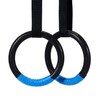 ZELUS Gymnastic Rings, Exercise Olympic Rings with Adjustable Straps, Steel